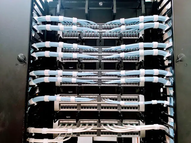 Systimax patch panels with combed patch cords